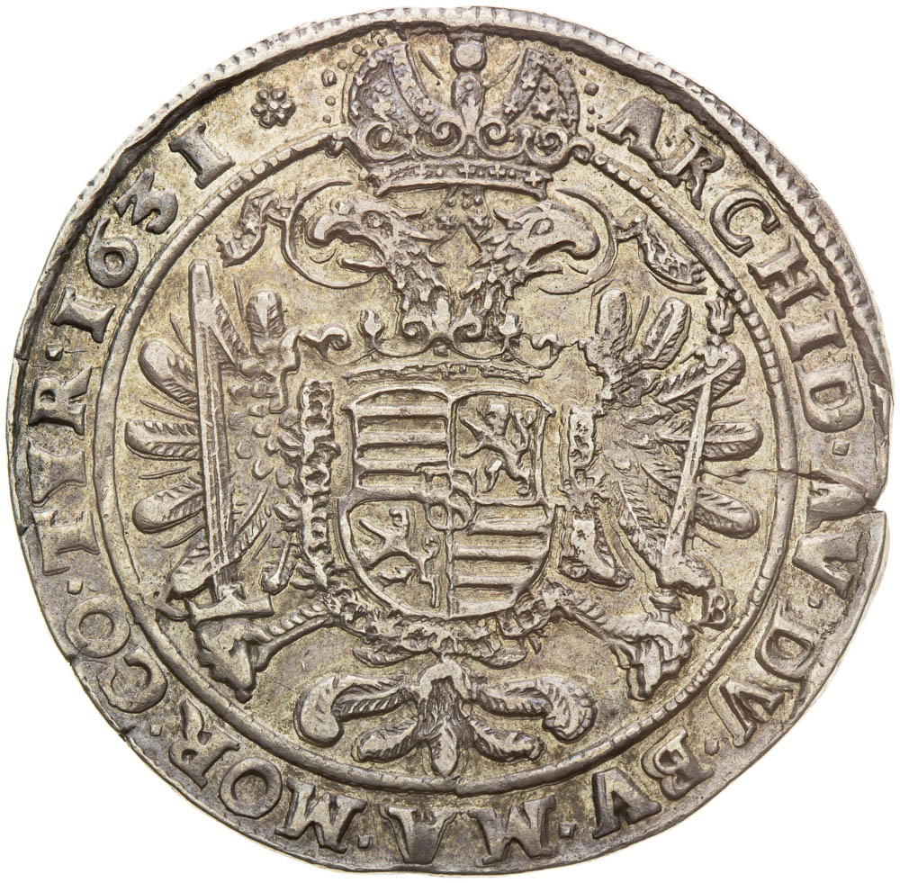 1/2 Thaler 1631 - back