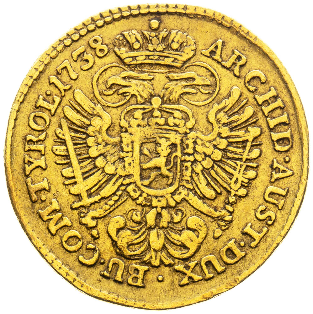 Ducat 1738 - back