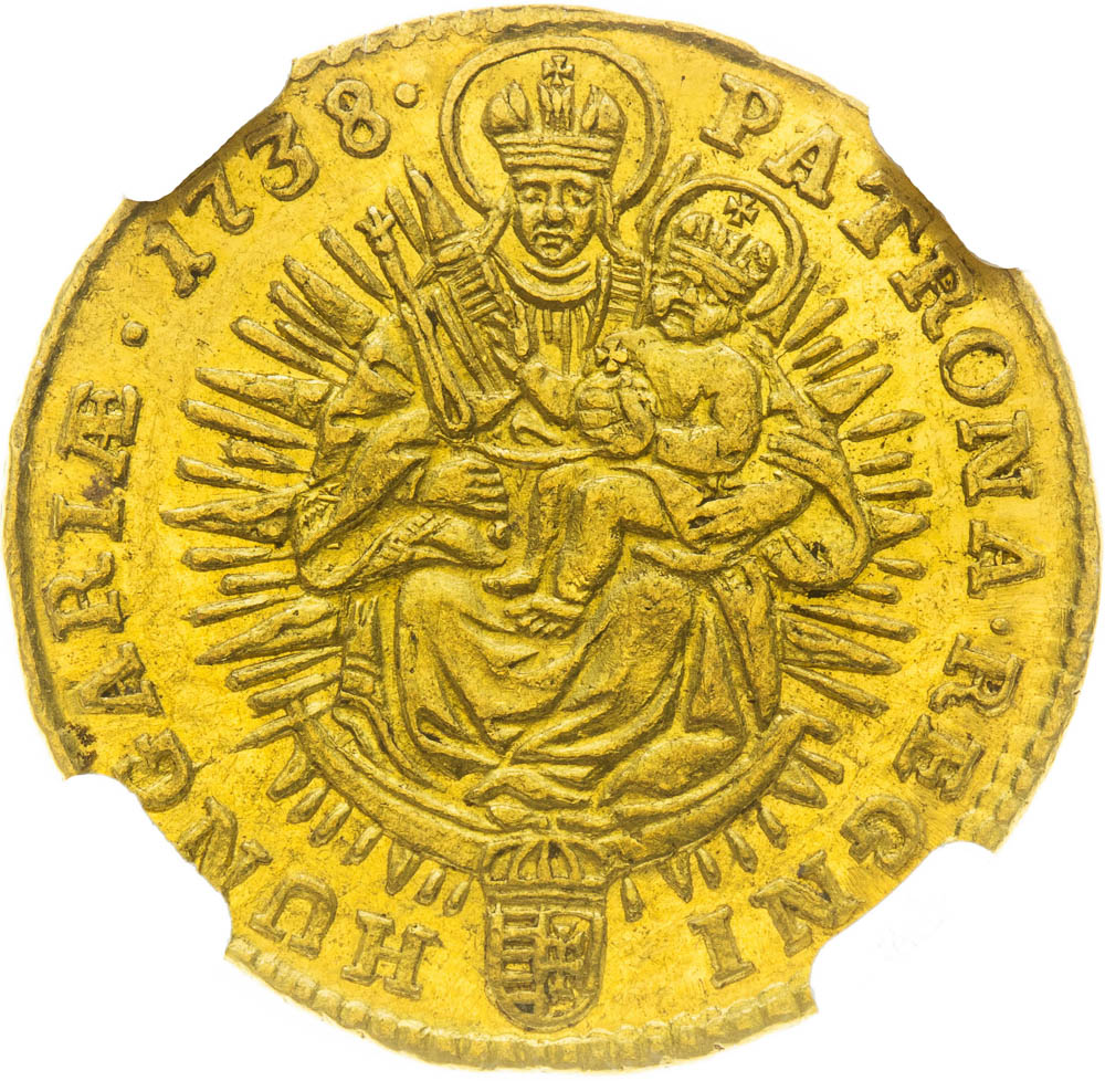 Ducat 1738 - back