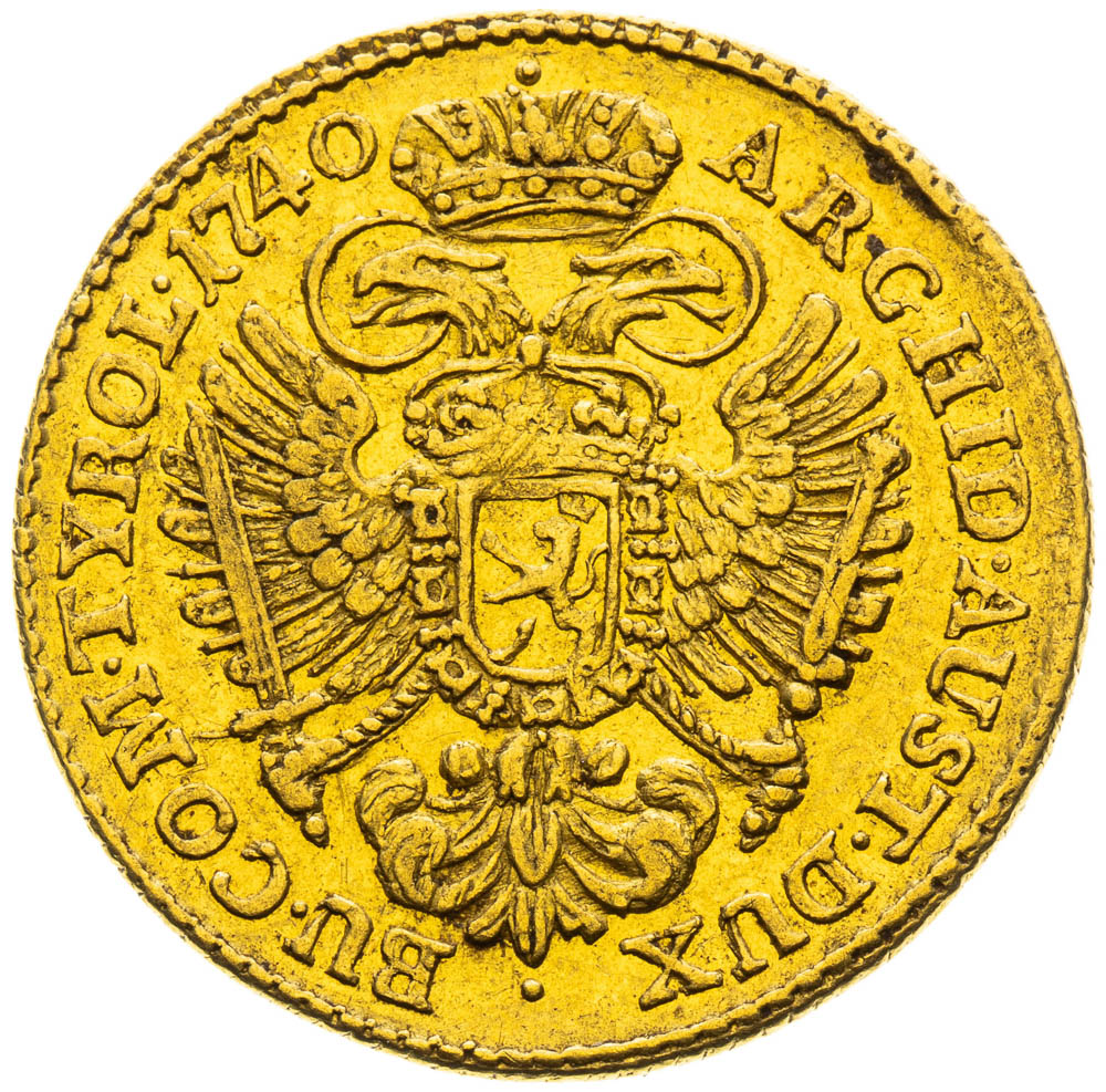 Ducat 1740 - back