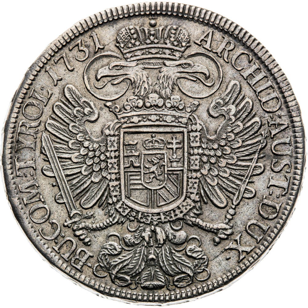Thaler 1731 - back