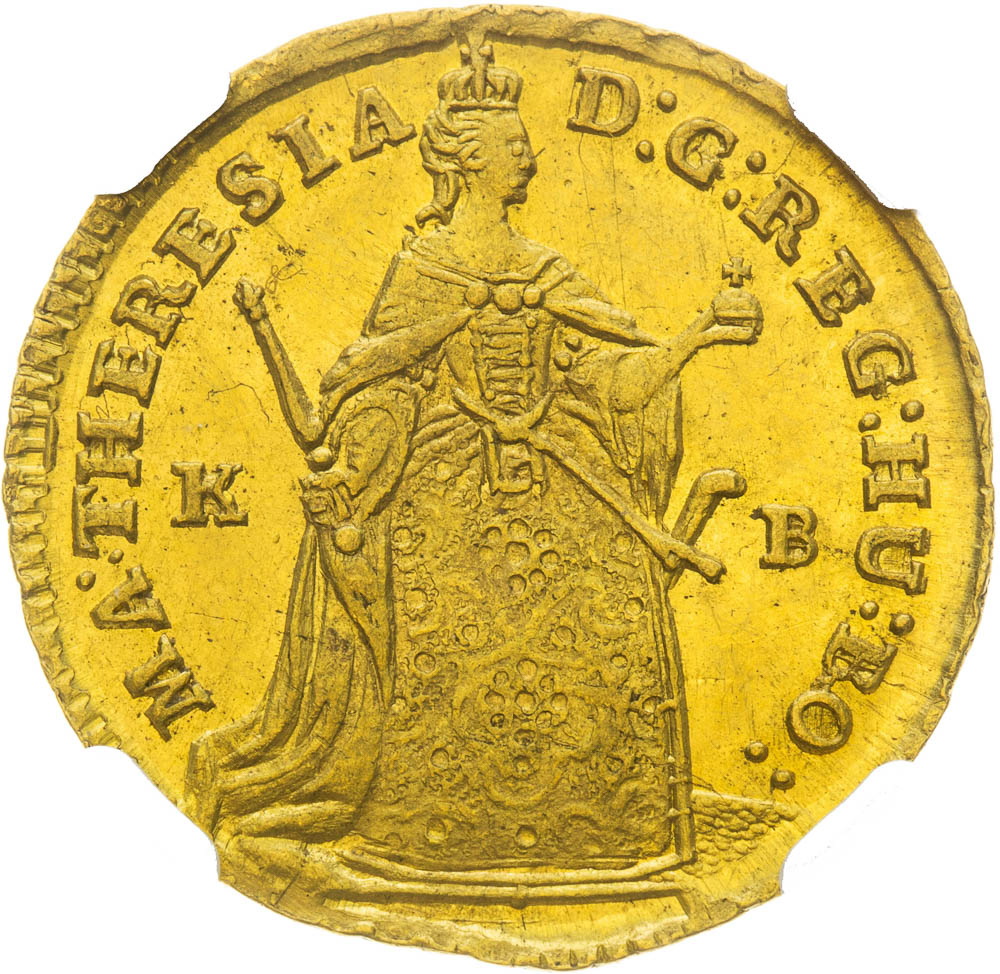 Ducat 1743 - front