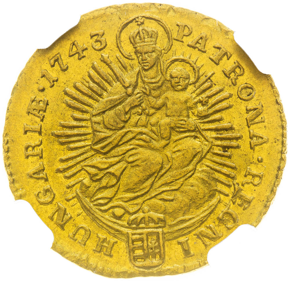 Ducat 1743 - back