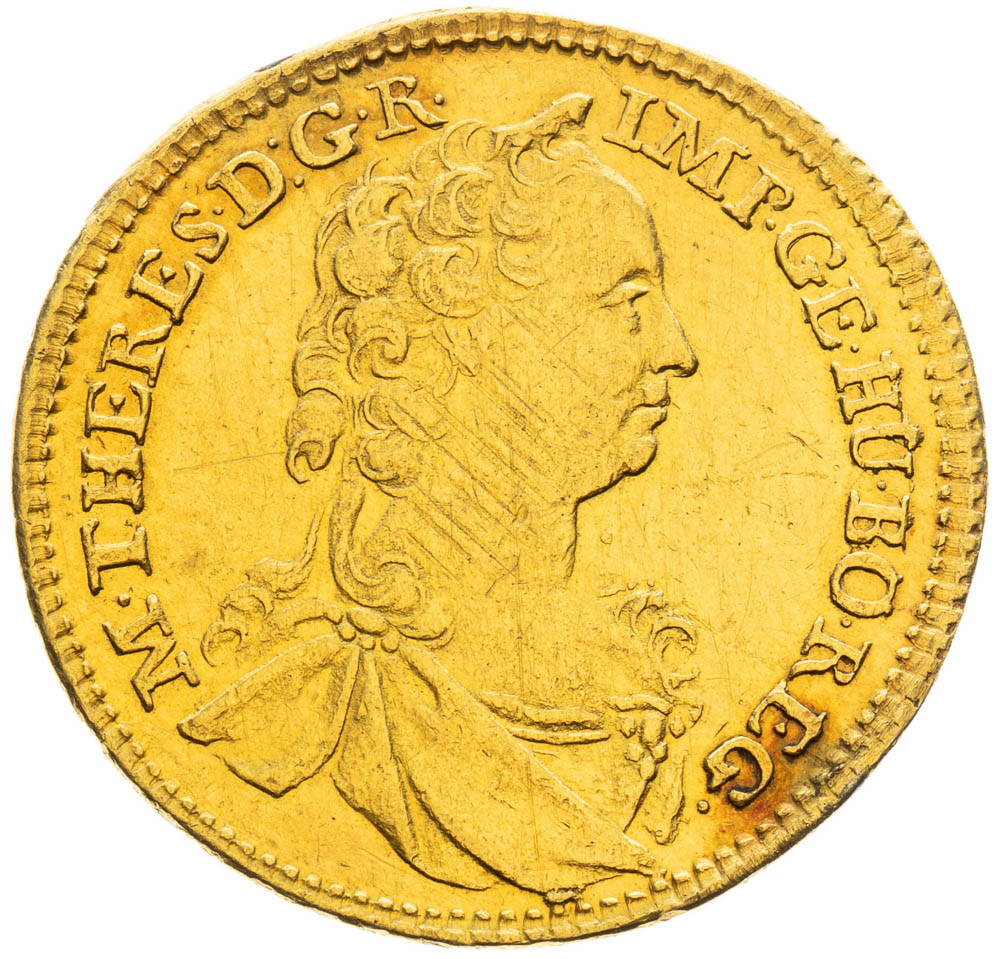 Gold token (1753) (Ducat) - front