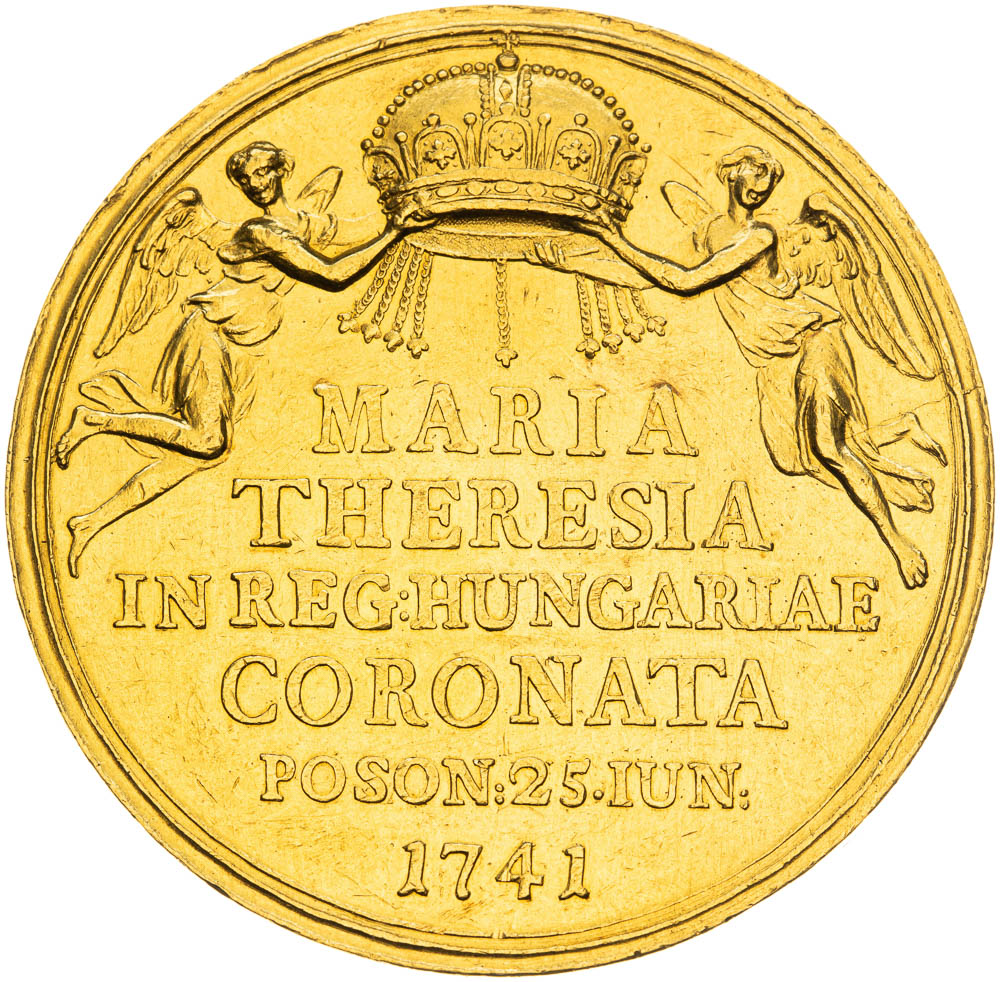 Gold Medal 1741 (15 Ducats) - front