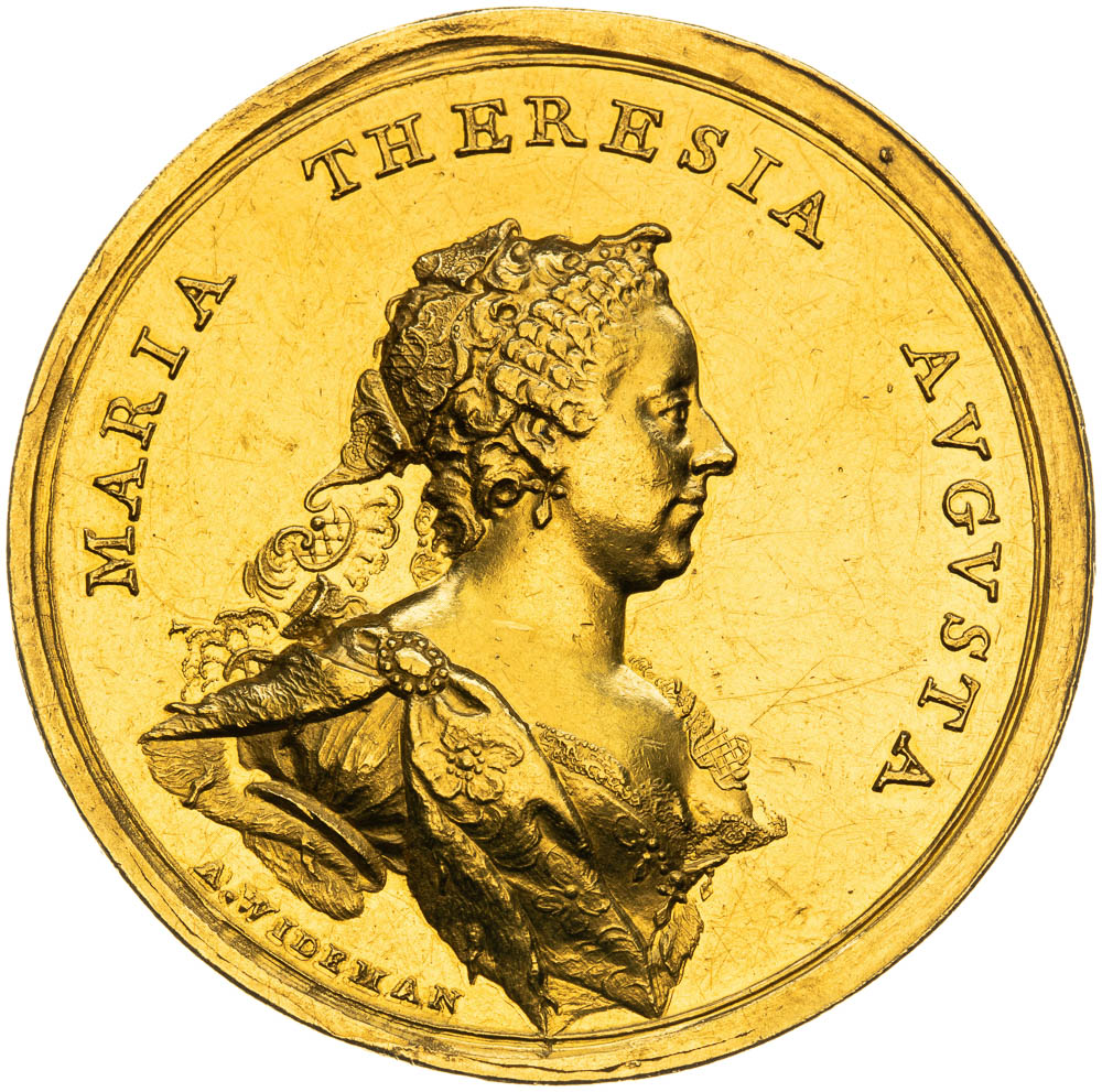 Gold Medal 1741 (10 Ducats) - front