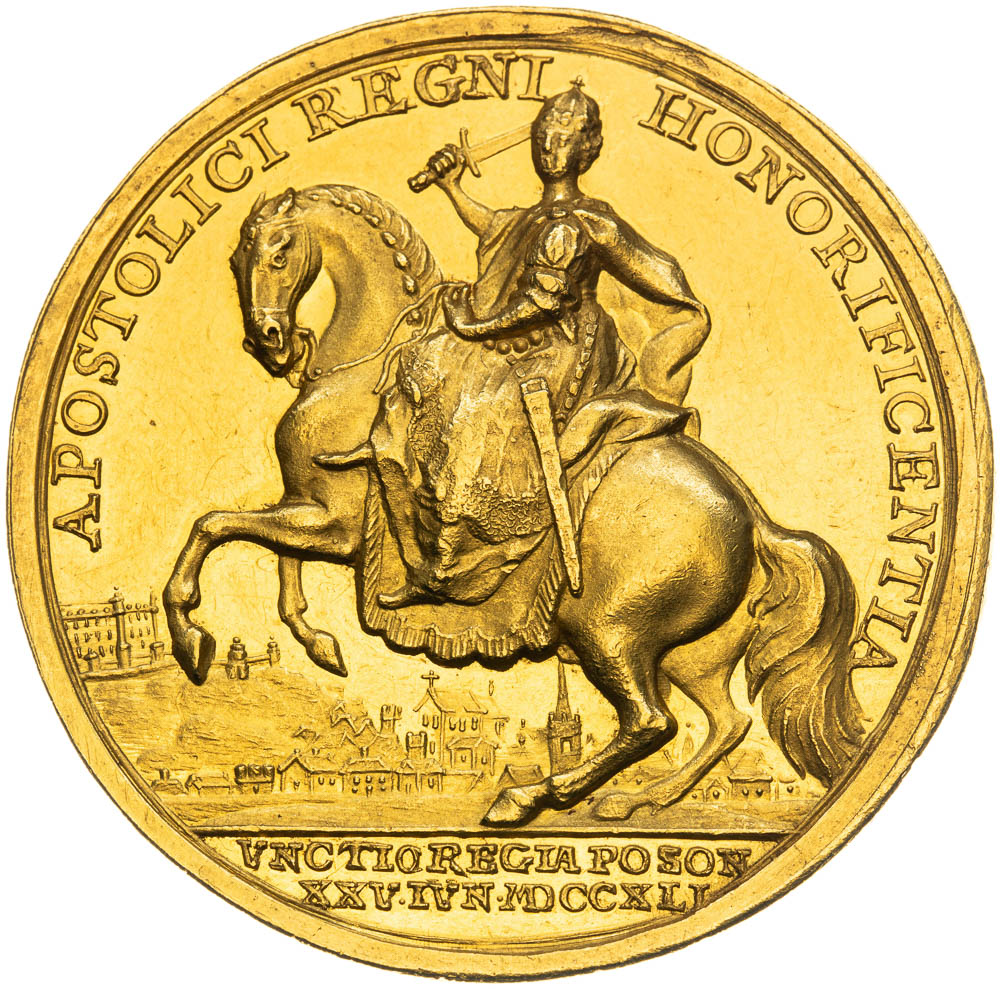 Gold Medal 1741 (10 Ducats) - back