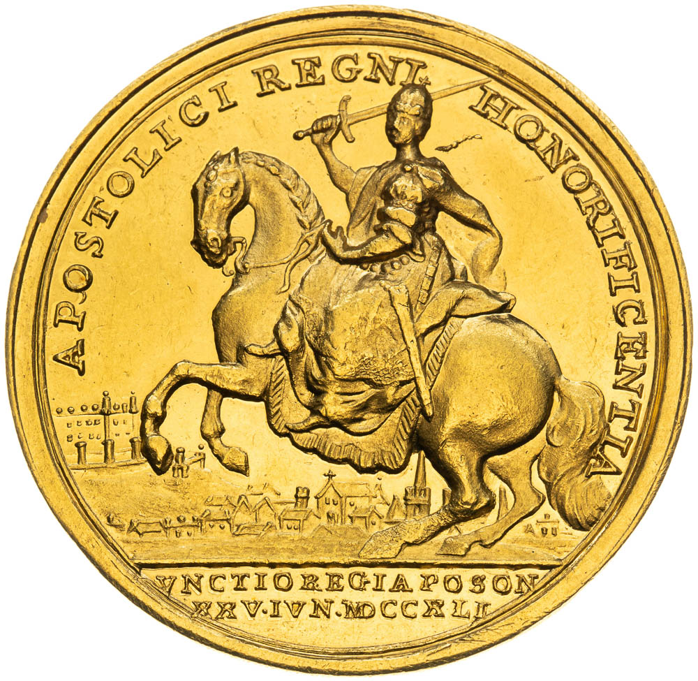 Gold Medal 1741 (5 Ducats) - back