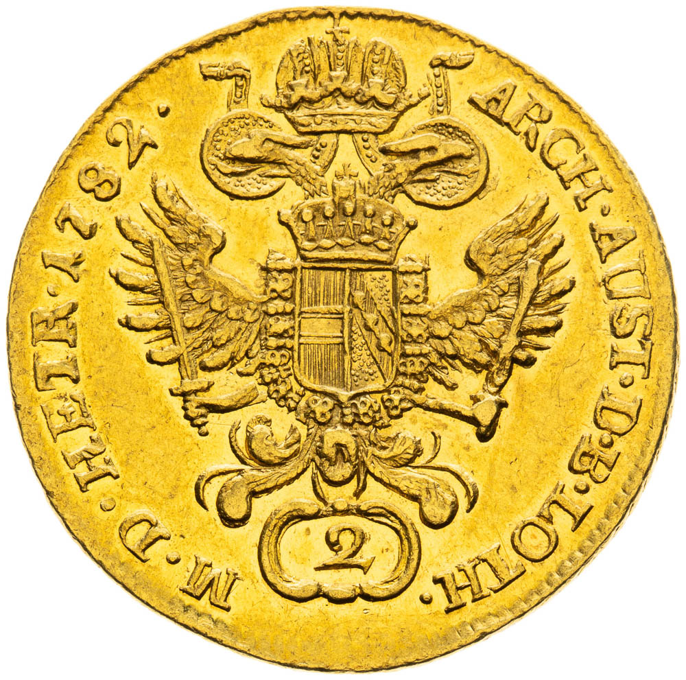 2 Ducats 1782 - back