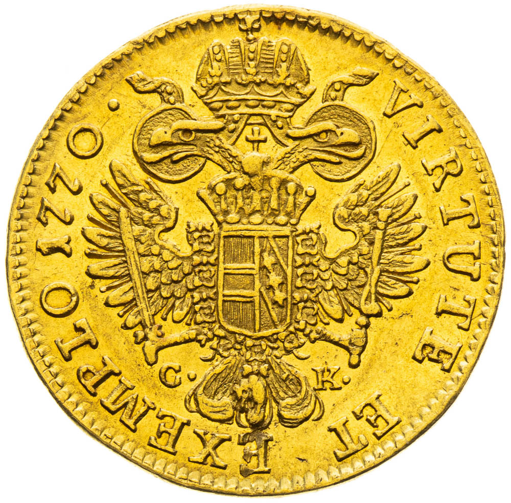 Ducat 1770 - back