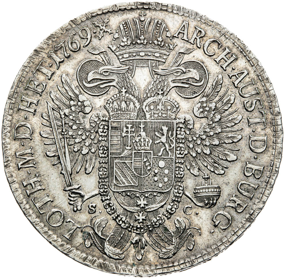 Thaler 1769 - back