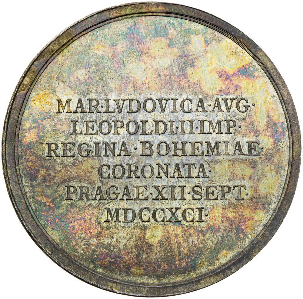 Silver medal 1791 - front