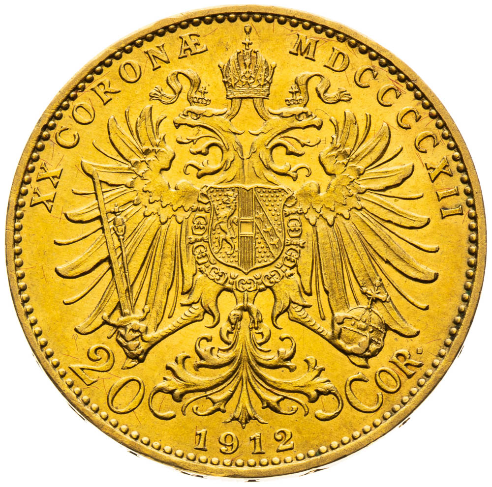 20 Corona 1912 - back
