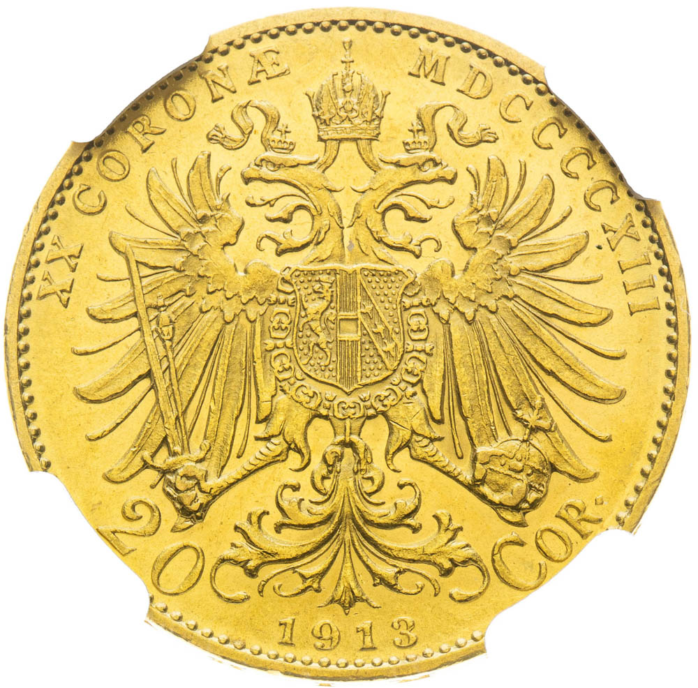 20 Corona 1913 - back
