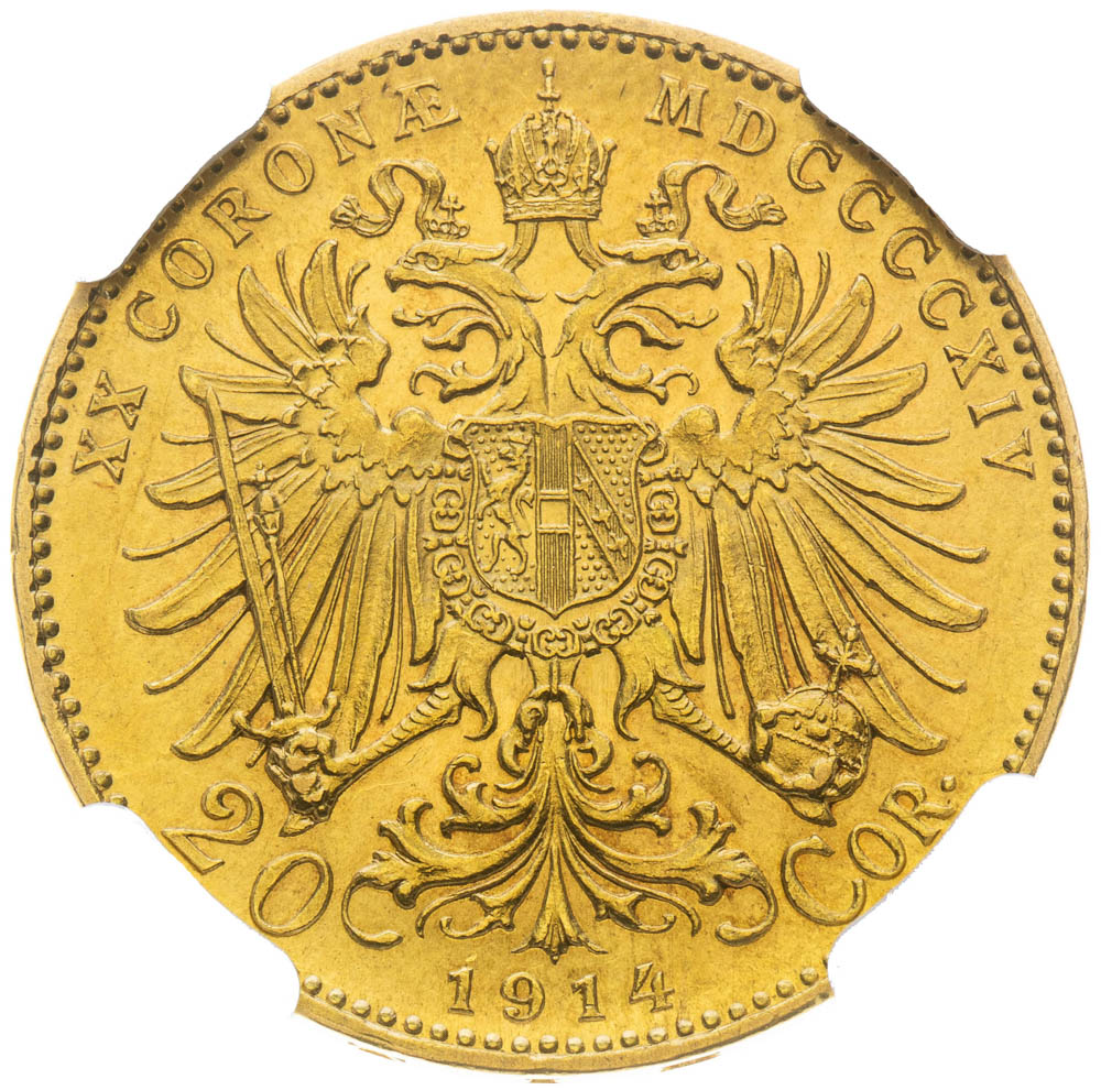 20 Corona 1914 - back