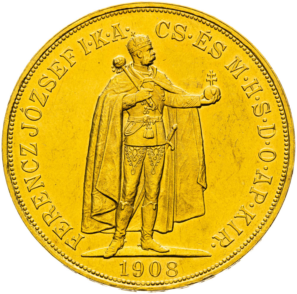 100 Corona 1908 - front