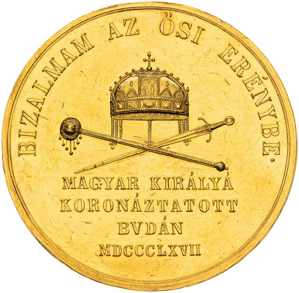 Gold Medal 1867 (15 Ducats) - back