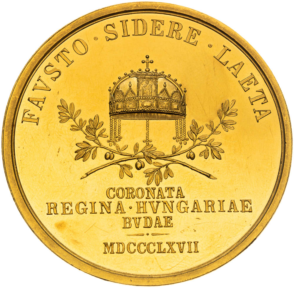 Gold Medal 1867 (15 Ducats) - back