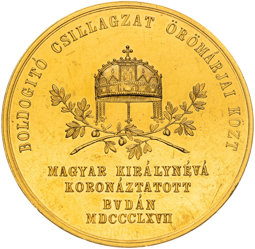 Gold Medal 1867 (15 Ducats) - back
