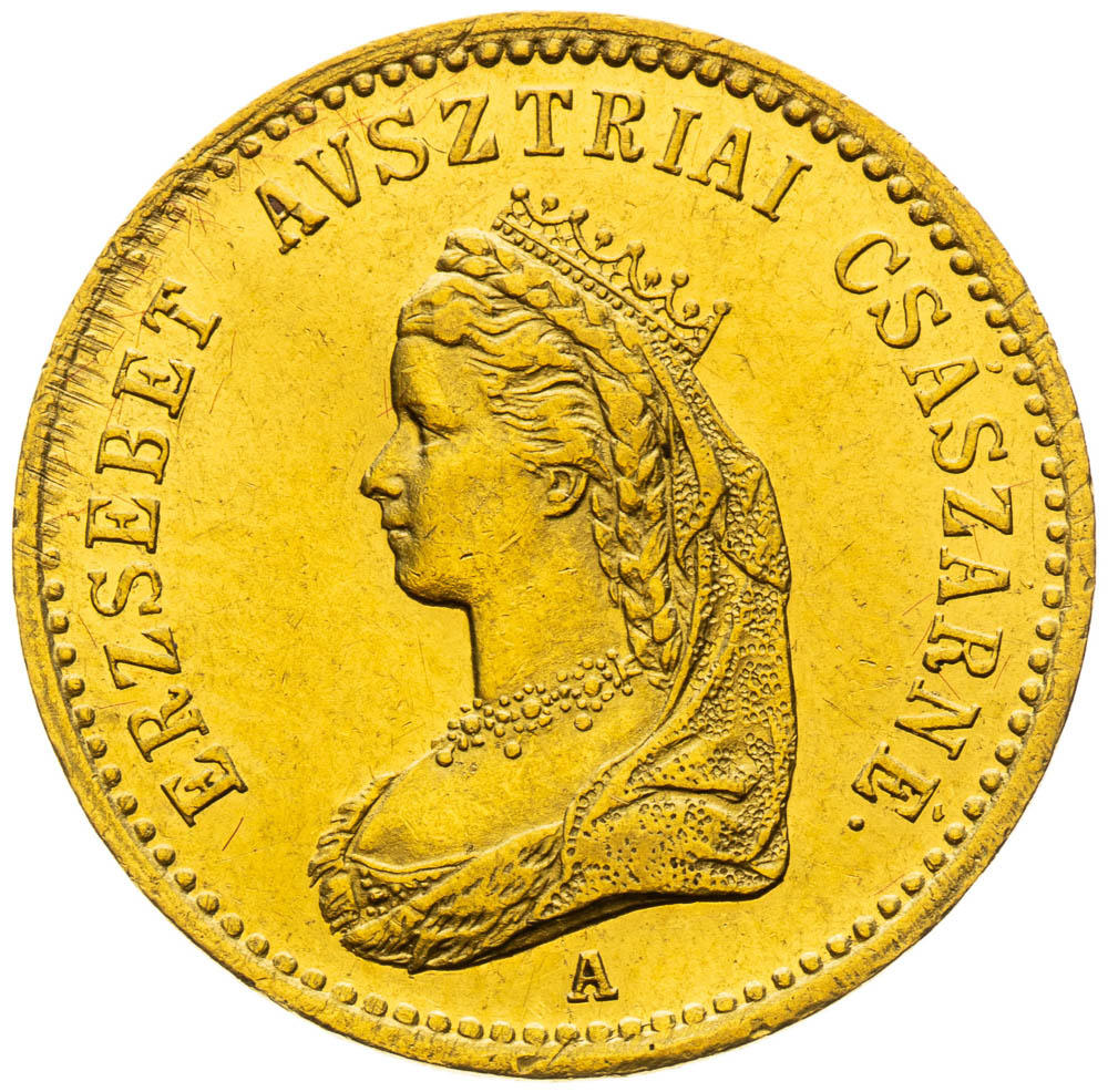 Gold token 1867 (Ducat) - front