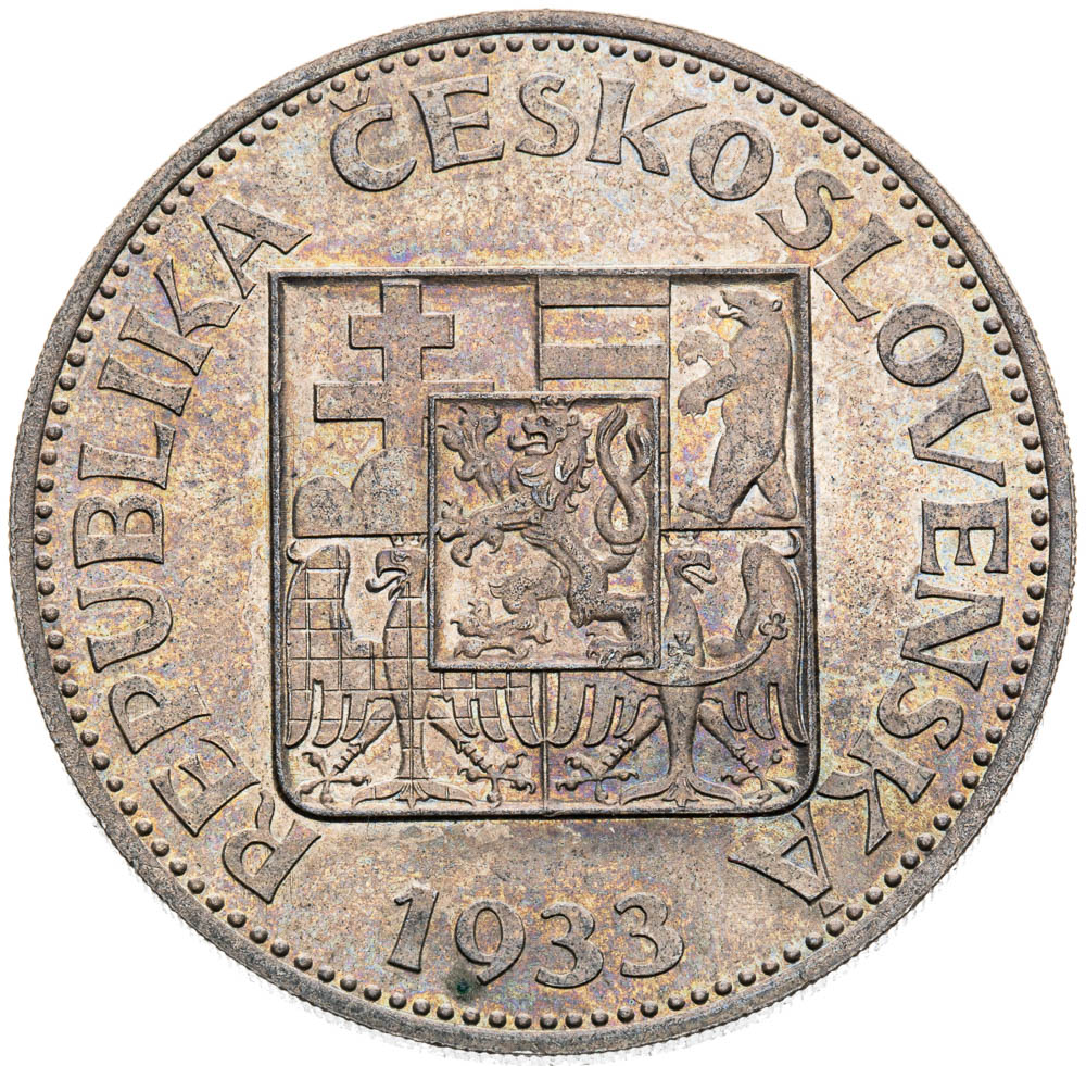 10 Koruna 1933 - front