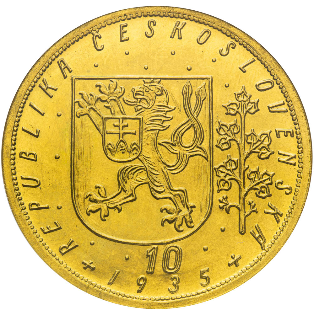 10 Ducats 1935 - back