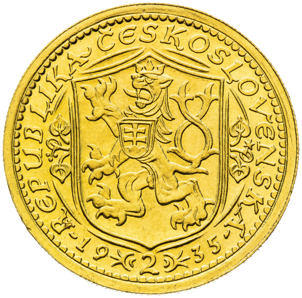2 Ducats 1935 - back