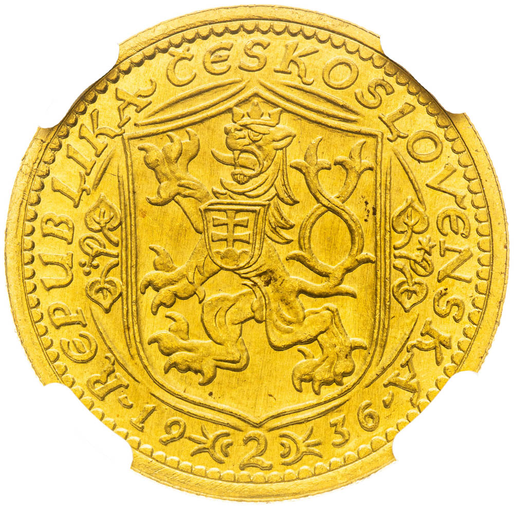 2 Ducats 1936 - back