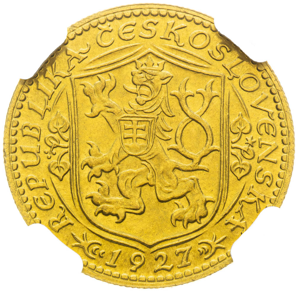 Ducat 1927 - back
