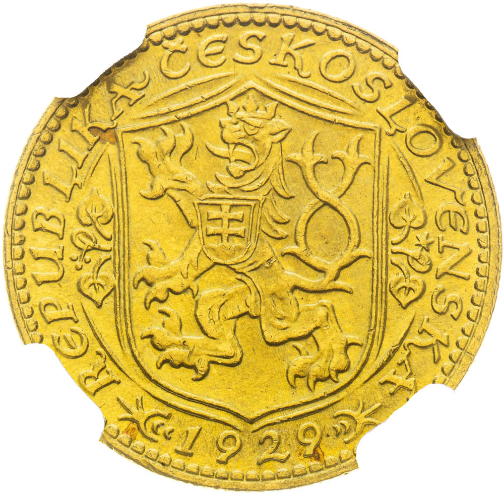 Ducat 1929 - back