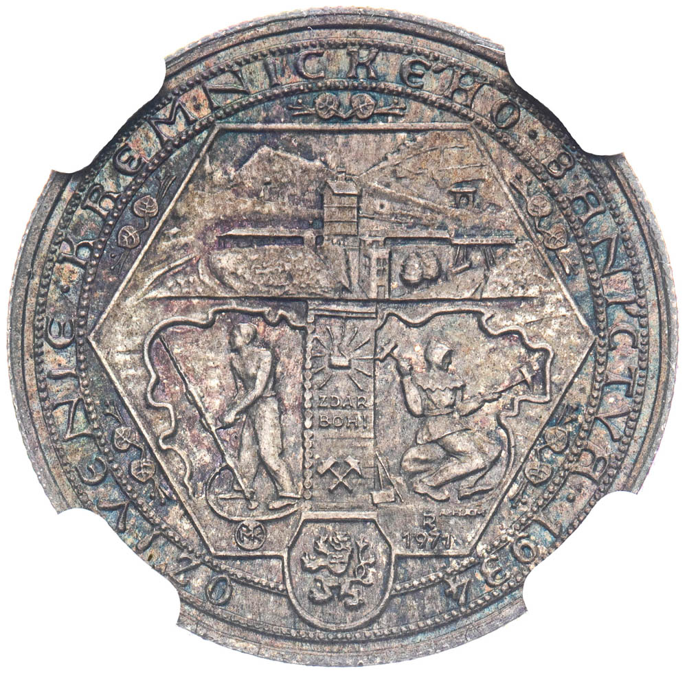 Silver medal 1934/1971 (Ducat) - back