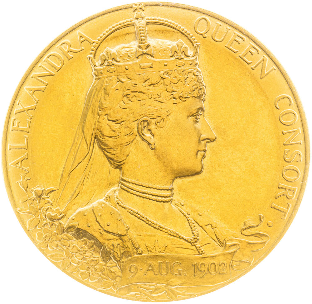 Gold medal 1902 - back
