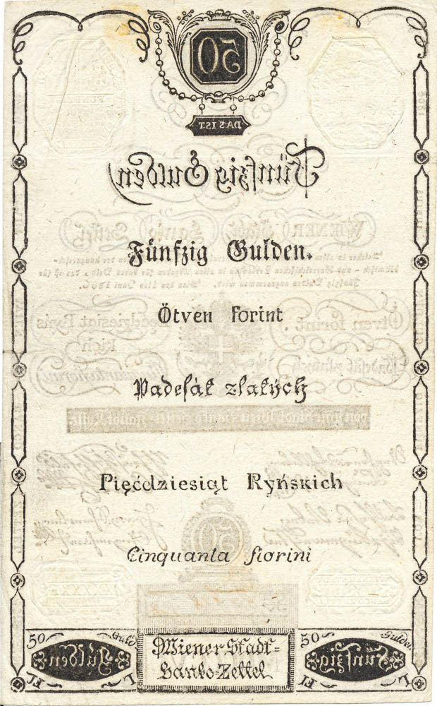 50 Gulden 1806 - reverz