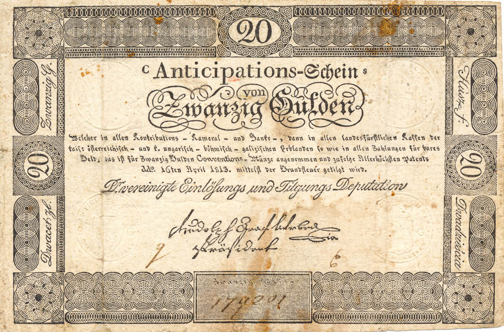 20 Gulden 1813 - averz