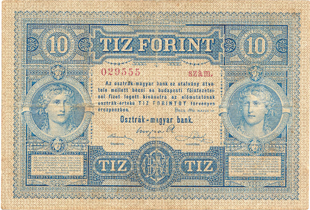10 Gulden 1880 - averz