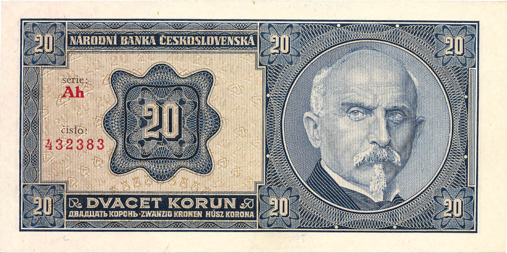 20 Koruna 1926 - front