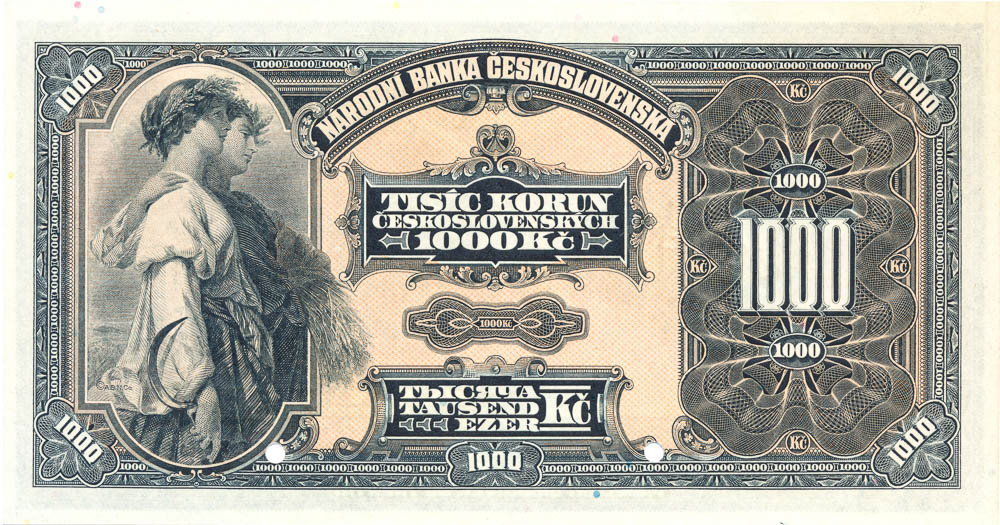 1000 Koruna 1932 (Annulus) - back