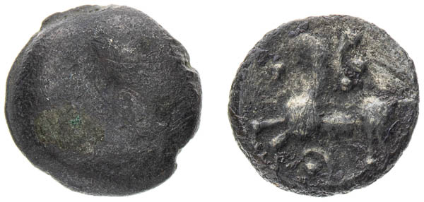 Obol (1. polovina 2. stol. př. Kr.) (2 ks) - avers