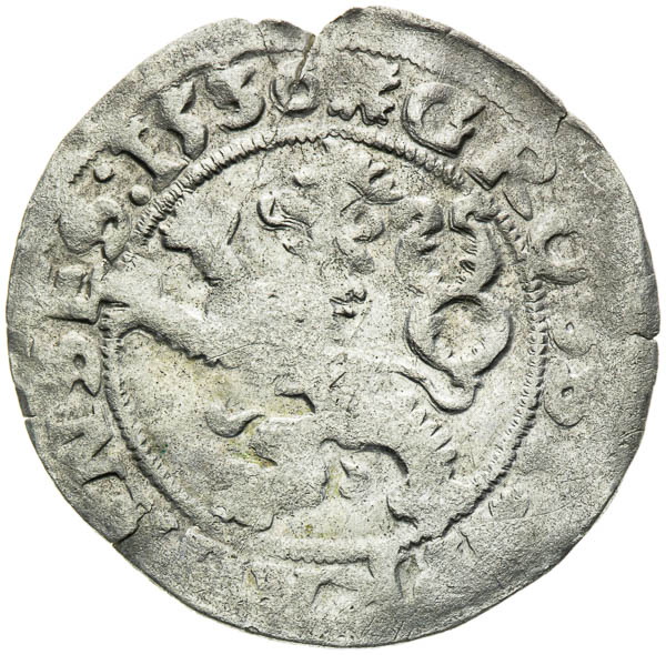 Pražský groš 1536 - revers