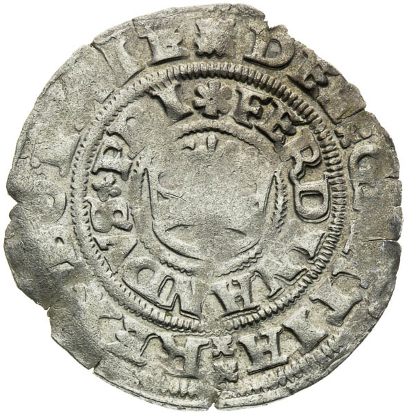 Pražský groš 1544 (?) - avers