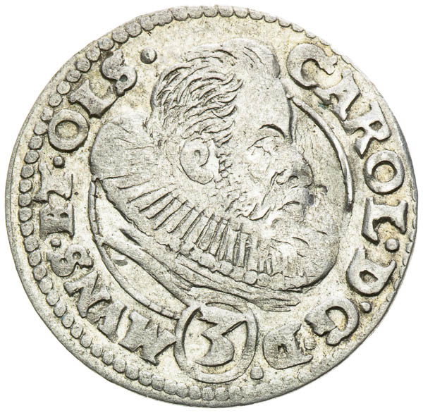 3 Krejcar 1612 - avers