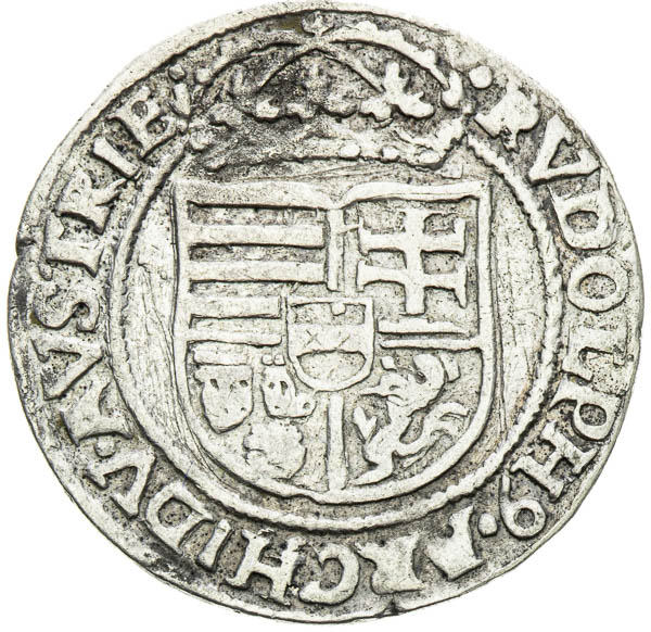 Stříbrný žeton 1572 - avers