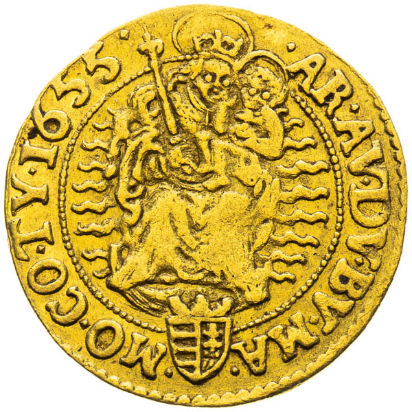 Dukát 1655 - revers