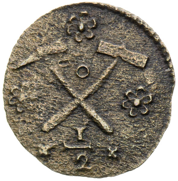 1/2 Denár / Obol 1664 - revers