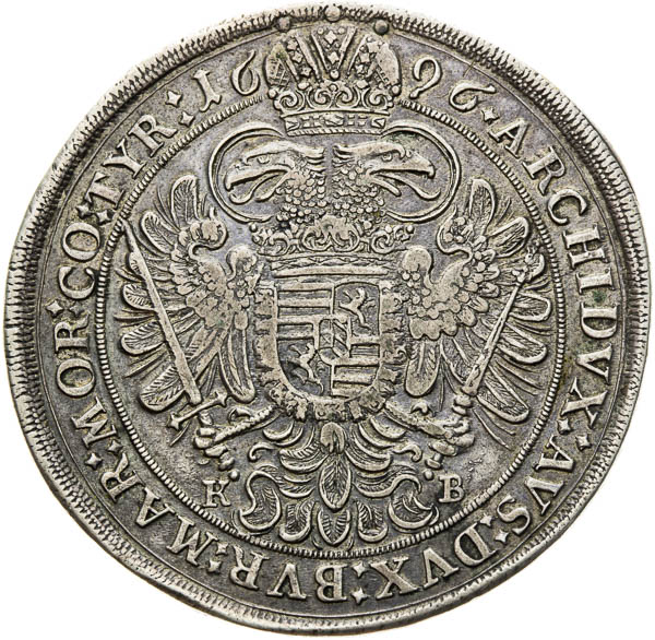 Tolar 1696 - revers