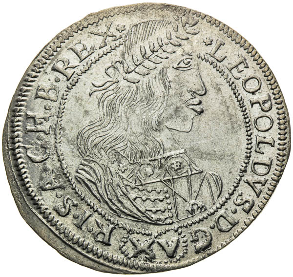 XV Krejcar 1660 - avers