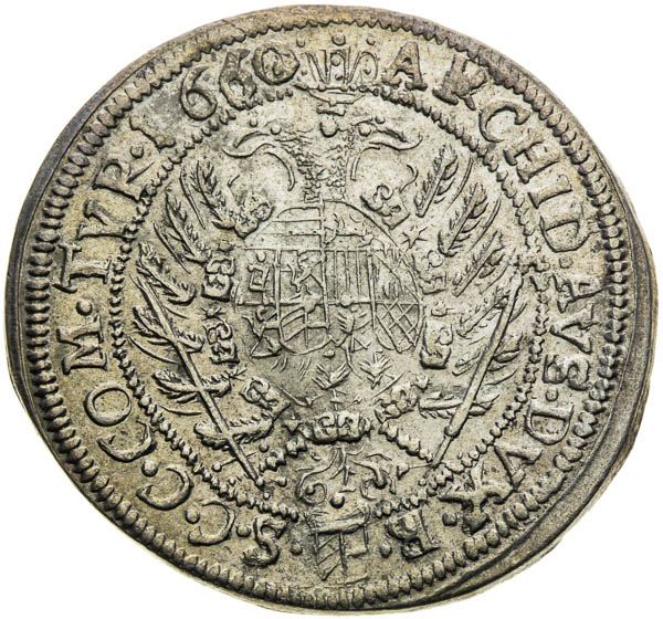 XV Krejcar 1660 - revers