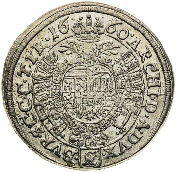 XV Krejcar 1660 - revers