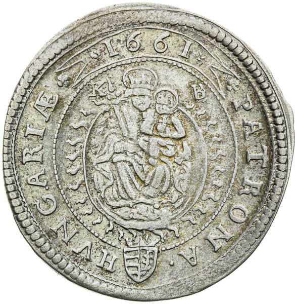 XV Krejcar 1661 - revers