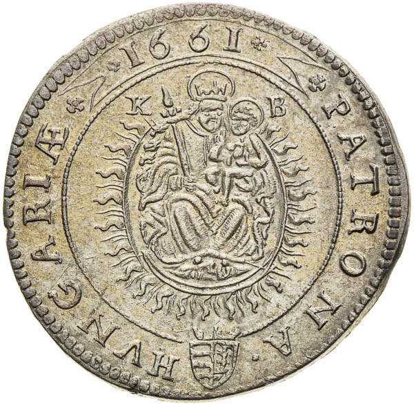XV Krejcar 1661 - revers